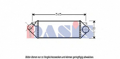 AKS DASIS 157080n -  Интеркулер